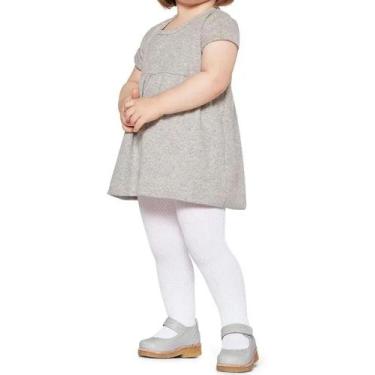 Imagem de Meia Calça Lupo Cute Infantil 2554-001 Fio 70 Poliamida, Branco antart