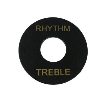 Imagem de Plate Placa Escudo Chave Les Paul Preta