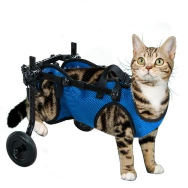 Imagem de Cadeira de rodas para animais de estimação para suporte de perna ajuda idosos, cadeira de rodas para pernas traseiras, carrinho ajustável para animais de estimação, ajuda um animal de estimação