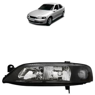 Imagem de Farol Dianteiro Vectra 2000 A 2005 Máscara Negra - Automotive Imports,