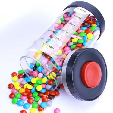 Imagem de Matifaner Lata De Café Hermética, Recipiente Com Vedação Superior, Jarra Vidro Borossilicato Mais Espessa, Para Armazenamento Grãos Lavável Na Máquina Lavar Louça Pó E Chá, Açúcar, 45 Oz