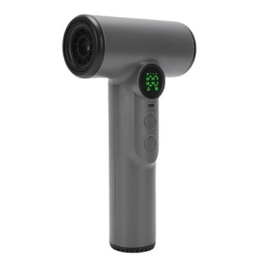 Imagem de Dpofirs Secador de Cabelo Sem Fio de 200W | 15600mAh USB C Recarregável, 5 Velocidades Abdominais para Camping de Dormitório, Secador Portátil Com Bico