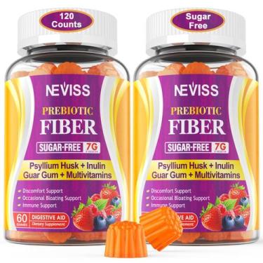 Imagem de Suplemento Gummies NEVISS Prebiotic Fiber 7g + Psyllium Husk