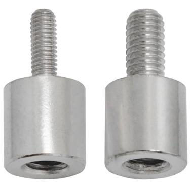 Imagem de LUORNG 2 peças adaptador de parafuso 1/10.2 cm fêmea para M6 macho 1/10.2 cm fêmea para M4 macho adaptador de rosca de tripé de câmera de montagem para projetor DSLR câmera filmadora gravador de voz