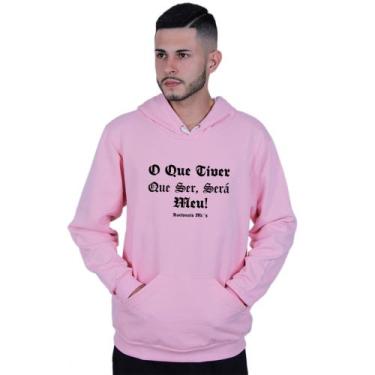 Imagem de Moletom Unissex Canguru Será Meu Racionais Mcs - Lafre, Rosa claro, GG