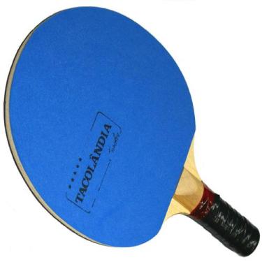 Imagem de Ping-Pong Raquete Tênis de Mesa Borracha x Madeira Avulsa - Tacolândia