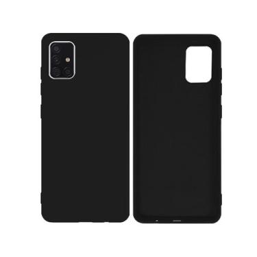 Imagem de Capinha para Galaxy A51 Silicone Aveludado Premium - GCM, Preto