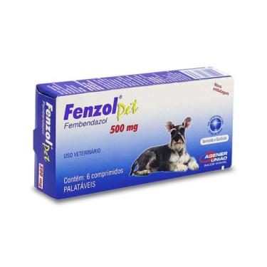 Imagem de Vermífugo Fenzol Pet 500 mg 6 comprimidos - Agener