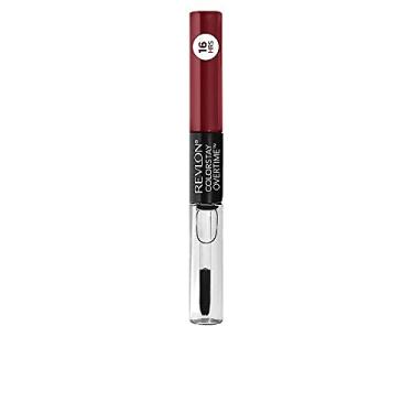 Imagem de Revlon ColorStay Overtime Lipcolor, dupla Terminou longwearing Líquido Batom com Clear Lip Gloss, com vitamina E em Plum/Berry, Vinho final (140), 0,07 onças