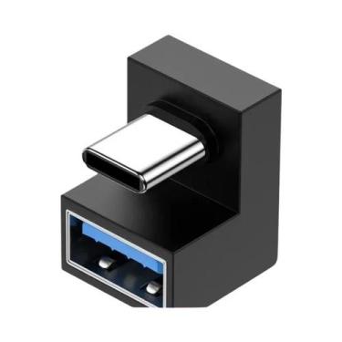 Imagem de Adaptador Tipo C Para USB Fêmea 10Gbps Conversor Universal USB 3.0 OTG