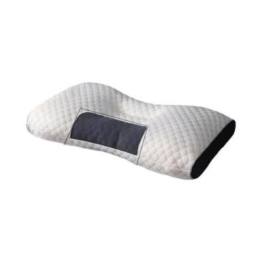 Imagem de Travesseiro Ortopédico Cervical De Fibra De Soja Para Massagem E SPA P