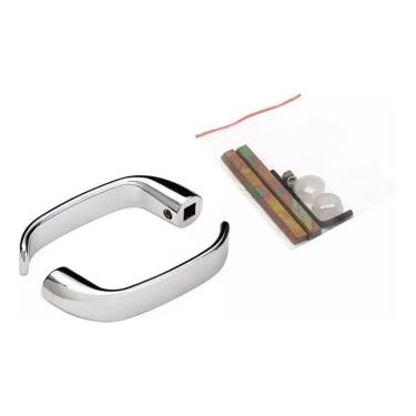 Imagem de 2X Maçaneta Pado Para Fechadura Cromada Magnum