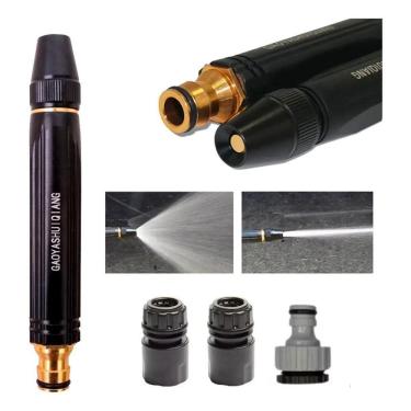 Imagem de 2X Bico Alta Pressão Para Mangueira 3 Níveis Com Engate Rápi