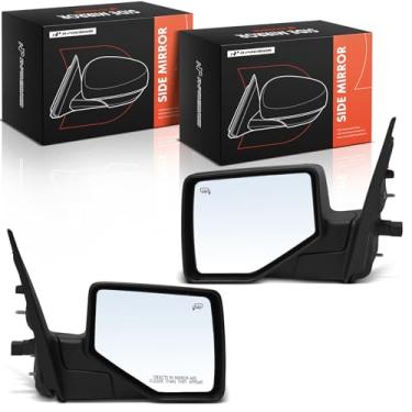 Imagem de A-Premium Par (2) espelhos retrovisores elétricos para motorista e passageiro - compatível com Ford Explorer Sport Trac e Mercury Mountaineer - Espelho retrovisor externo dobrável manual aquecido, com