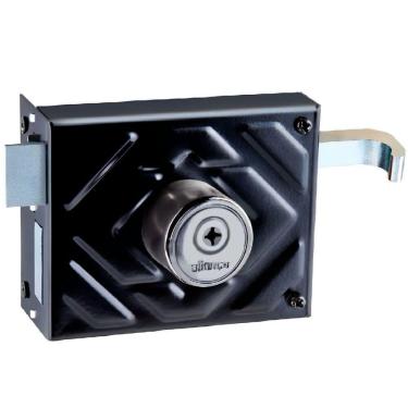 Imagem de Fechadura Portão Tetra Preto Fosco F1510 - 068554 - Aliança Fech.sobr-port- F1510 Tetra Preto Fosco - 068554 - Aliança