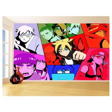 Imagem de Papel De Parede Anime Naruto Mangá Desenho Art 3,5M Nrt12