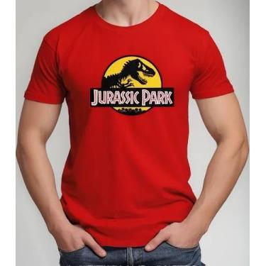 Imagem de Camisa Camiseta Adulto Masculina Feminina Algodão Filme Dinossauro Jur