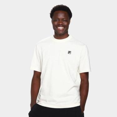 Imagem de Camiseta Fila Comfort Italia Drawing Union Masculina, Off white, GG