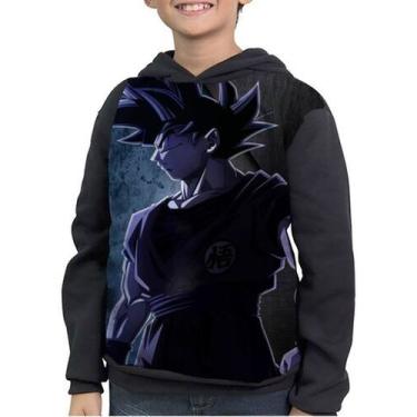 Imagem de Casaco Moletom Infantil Kakarotto Goku Dragon Ball Fanart - smoke, Pre