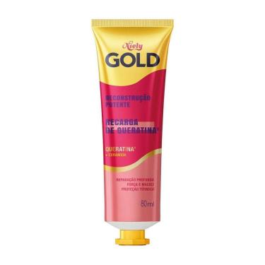 Imagem de Recarga De Queratina Niely Gold Reconstrução Potente 80Ml