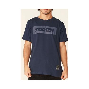Imagem de Camiseta Básica Masculina Estampada Preta S477A - Starter