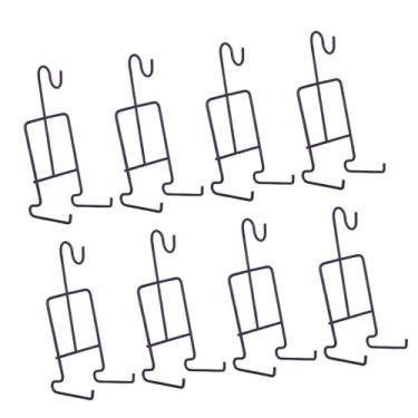 Imagem de Baoblaze Suporte de metal para exibição de xícaras de chá e pires, suporte de cavalete para exibição de xícaras de chá, de luxo para pratos de xícara única, Preto