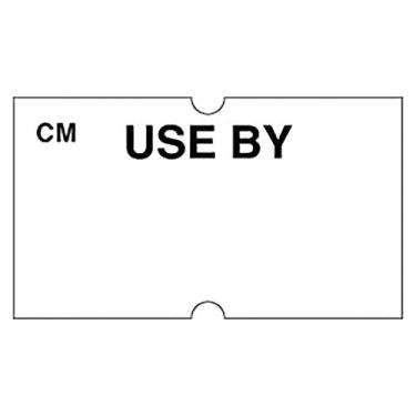 Imagem de DayMark Safety Systems Etiqueta congelável de codificador de data IT120531, uso por, para pistola de marcação DM3 SpeedyMark 10 1-Line, branca 1000 etiquetas