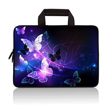 Imagem de Bolsa universal para tablet infantil de 7 a 9 polegadas, à prova de choque, bolsa de neoprene com zíper, bolsa portátil compatível com Apple iPad Mini de 17.8 cm 20.3 cm 21.6 cm 22.6 cm 22.9 cm Apple