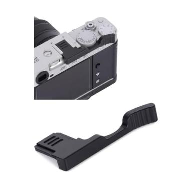 Imagem de YUULNMOP XE5 Metal Hot Shoe Cover Thumb Up Apoio de mão para câmera Fujifilm X-E5 XE5, alça ergonômica de alumínio para polegar, suporte de descanso de polegar antiderrapante para conforto e