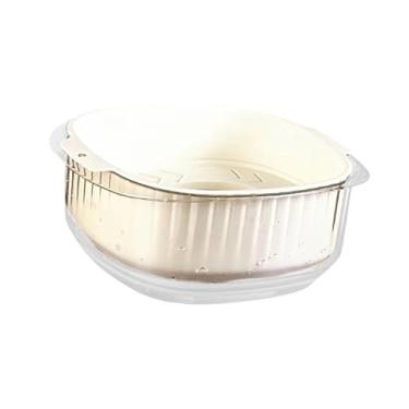 Imagem de Bothyi Caixa de alimentação para aquário de tartarugas, paisagem, anti-riscos, fácil de mover, recinto aquático para tartarugas, habitat para, Dupla Camada