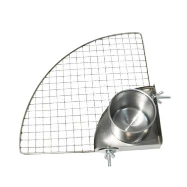 Imagem de Dualoai Gaiola, Comedouro para Pássaros, Tigela para Comida de, Gaiola para Pássaros, Banheira para Agapornis, Suporte Oco, Estação de Alimentação Gr