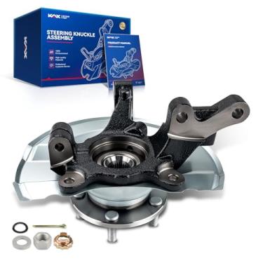 Imagem de KAX Conjunto de junta de direção dianteira e cubo de rolamento de roda apto para Patriot 2007-2017, bússola 2007-2017, calibre 2007-2012, lado do motorista 698-411