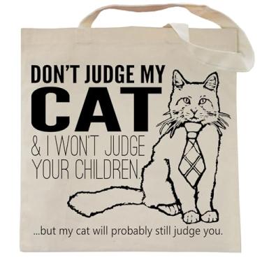 Imagem de (A Judgmental Cat) - Cat Tote Bag by Pet Studio Art