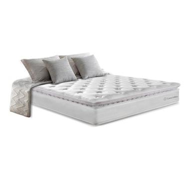 Imagem de Colchão Casal Molas Ensacadas 138x188 Cama Inbox Confort Snow