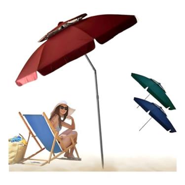 Imagem de Guarda-sol Para Churrasco Praia Articulado 2,40 (Azul)