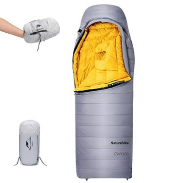 Imagem de Naturehike CW1000 [Atualização 2025] Saco de dormir para clima frio, sacos de dormir ultraleves para acampamento para todas as estações, para adultos, mochilão, acampamento, caminhada, viagem (CW1000