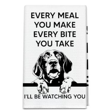 Imagem de bxtala Toalha de cozinha Dachshund, panos de prato decorativos waffles dachshund, presentes engraçados para proprietários de amantes de cães, toalhas de mão, presente de pano de prato, decoração de