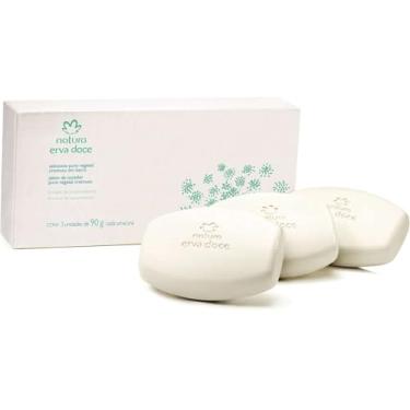 Imagem de Sabonete Puro Vegetal Cremoso Erva Doce em Barra 3 unidades