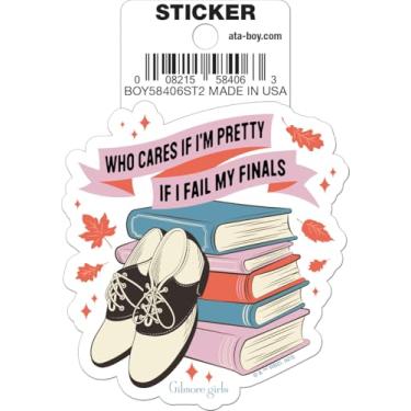 Imagem de Ata-Boy Adesivo Gilmore Girls Rory Quote Who Cares if I'm Pretty Die Cut 7,6 cm