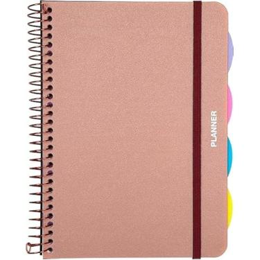Imagem de Confetti - Agenda Planner Semanal Metalico Splash Bronze