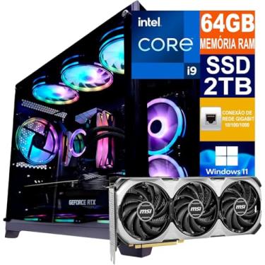 Imagem de Pc Gamer Cpu Intel Core I9 14900kf / SSD 2TB M.2 NVMe / 64GB Memória Ram DDR5 / Placa de Vídeo RTX5070TI 16GB / Windows 11 Pro