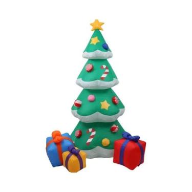 Imagem de Árvore de Natal Inflável de LED 7FT (2,1m) - Decoração Interna e Exter
