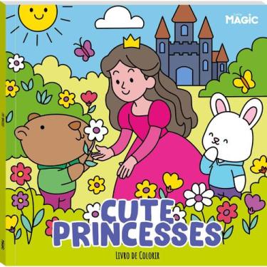 Imagem de Livro - Cute Princesses - Livro de colorir