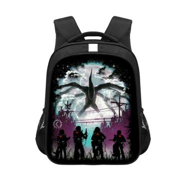 Imagem de Mochila Mike`s Elevens Cartoon Kids School Anime 30,5x16x44cm