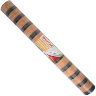 Imagem de Vinil adesivo ripado madeira claro para decoracao de casa, elegante.