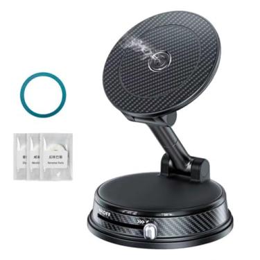Imagem de Qidoubird Suporte magnético de telefone com difusor de aroma de carro ajustável de 360°, compatível com iPhone 17 Pro Max, 16, 15, 14, 13, 12, Air Plus e mais. Perfeito para carro, cozinha, quarto
