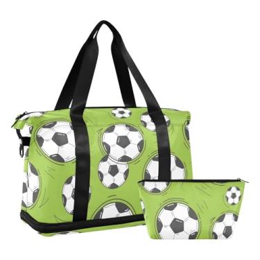 Imagem de Bolas de futebol expansíveis, bolsas de fim de semana para mulheres, bolsa de viagem com bolsa de maternidade para hospitais, Bolas de futebol
