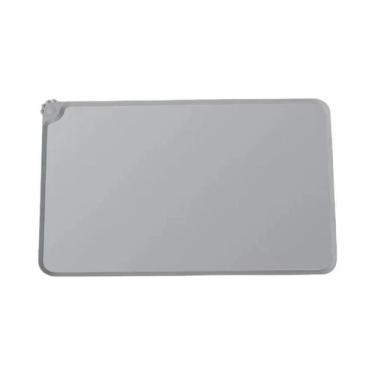 Imagem de Tapete De Silicone Para Tigela De Cachorro Com Bordas Altas, Bandeja D