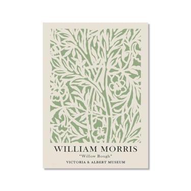 Imagem de Arte de parede verde sálvia Matisse William Morris Bauhaus Impressão floral abstrata Mercado de Flores Poster Picasso Estética Decoração de parede para sala de estar (SKU3,50.8x71.1 cm = (50x70cm