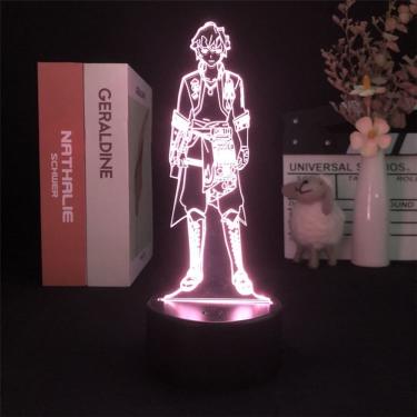 Imagem de Luz noturna LED 3D Plants vs Zombies Tartaglias que muda de cor